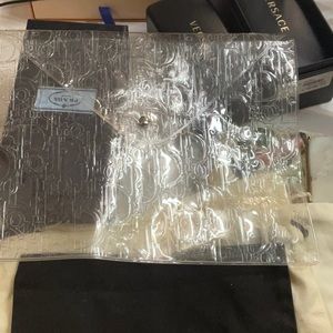 Dior clear clutch